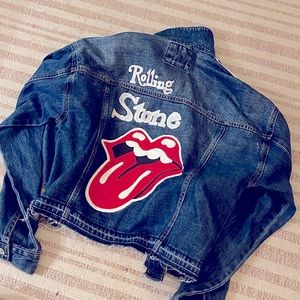 Forever 21 Jean jacket Rolling stone size M
